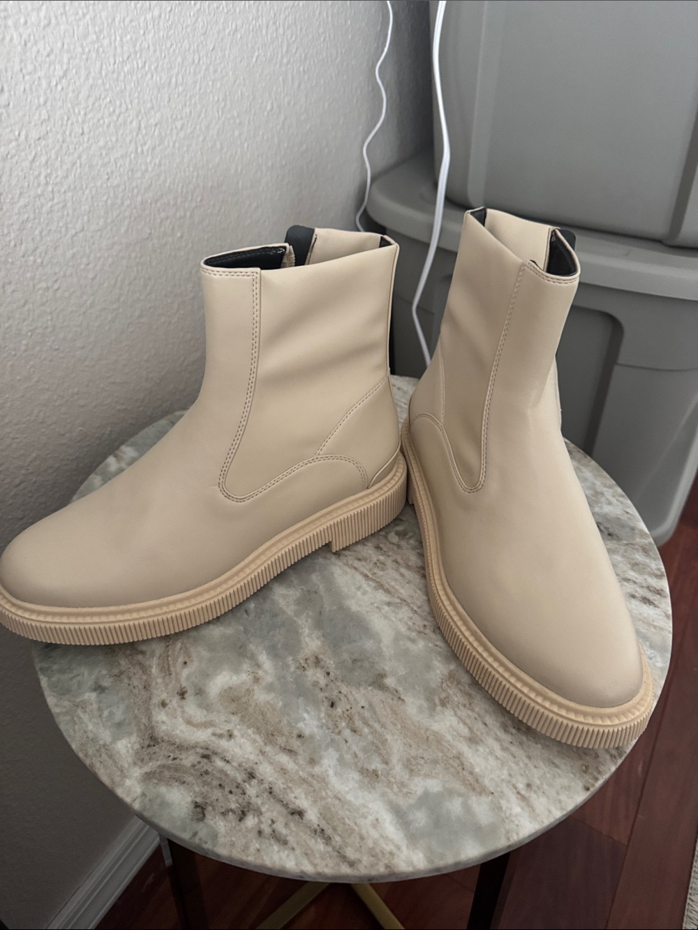 SARTO By Franco Sarto Cream Boots